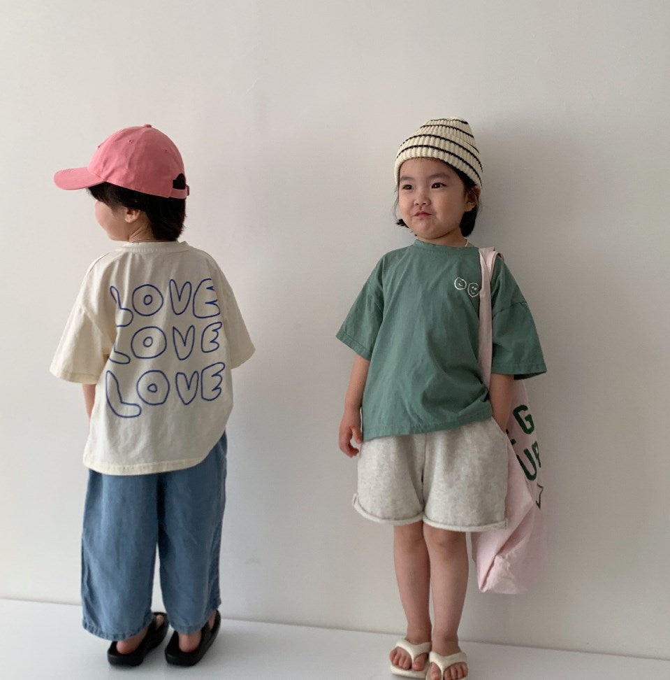 プリントTシャツ【90-140】2 色　キッズ　半袖　夏　子供服